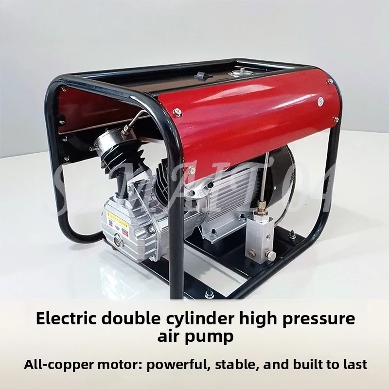High Pressure Pump 40mpa Double Cylinder Air Pump 30mpa Compressor Electric