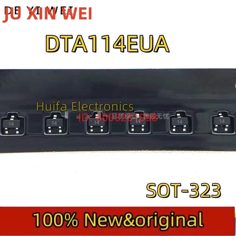 20PCS /Lot New original DTA114EE 14 SOT-523 DTA114EUA  SOT-323 DTA114ECA SOT-23   PNP digital transistor triode 100mA 50V