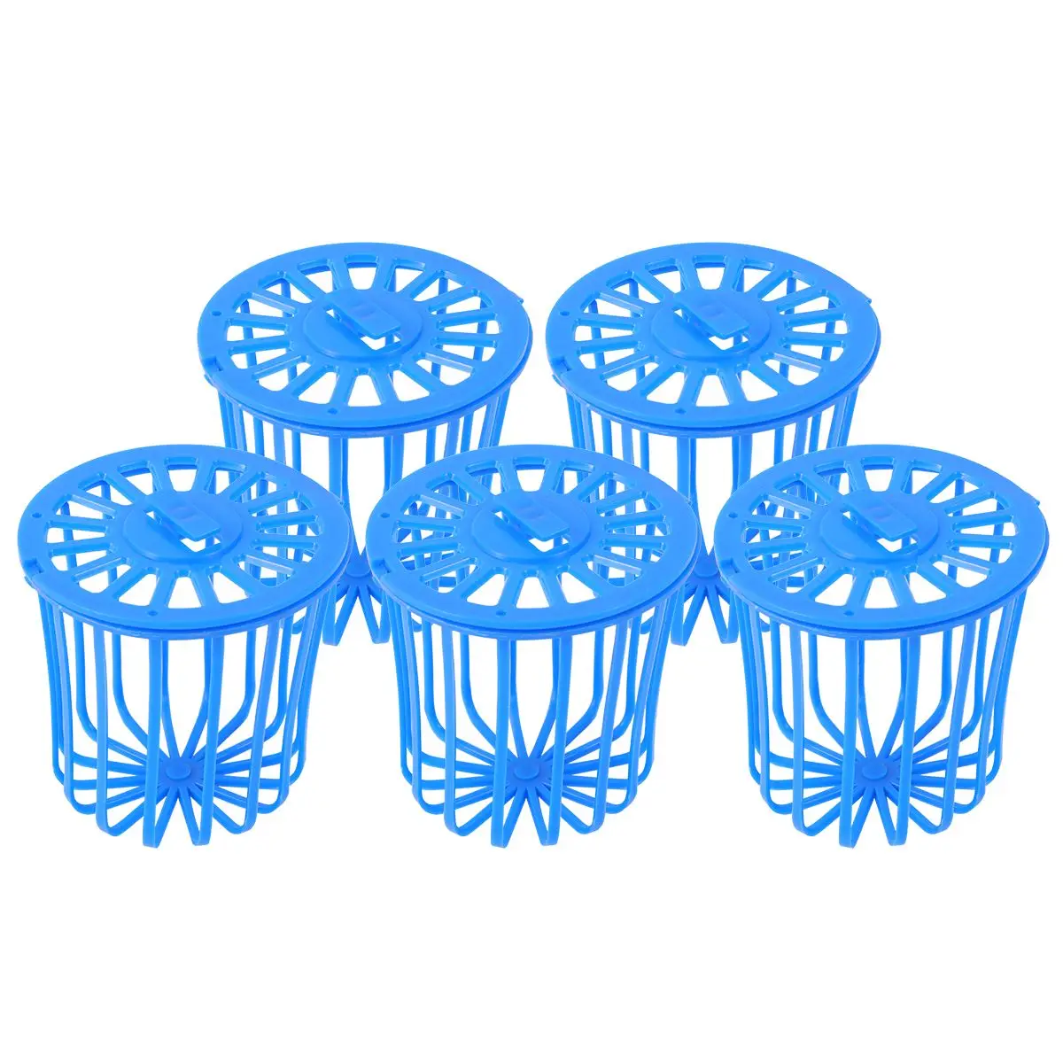 

5 Pcs Fruit Vegetable Basket for Parrot Bird Durable Plastic Pet Food Holder Cage Feeder Small Birds Accessories