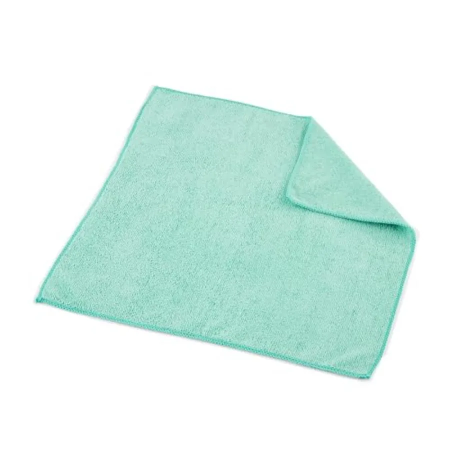 

Professional Microfiber Cloths 16 x 16 Green 144/Pack for Cleaning and Polishing Ultra-Soft Absorbent Material Streak-Free Fini