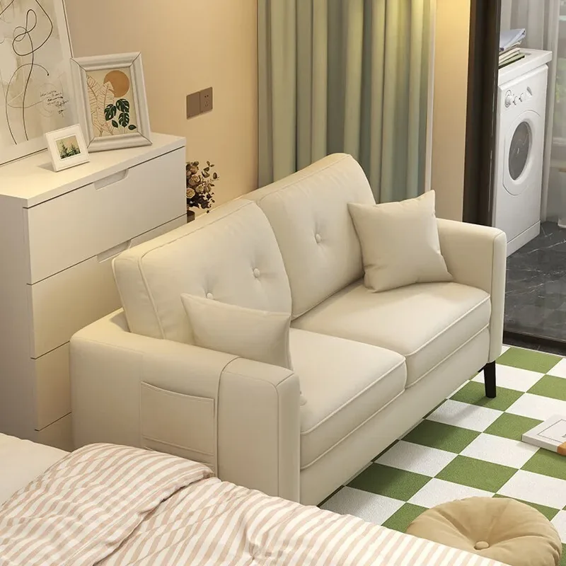 Sofa, Rental House Bedroom Clothing Store Simple Apartment Living Room Double Triple Fabric Small Apartment Sofa