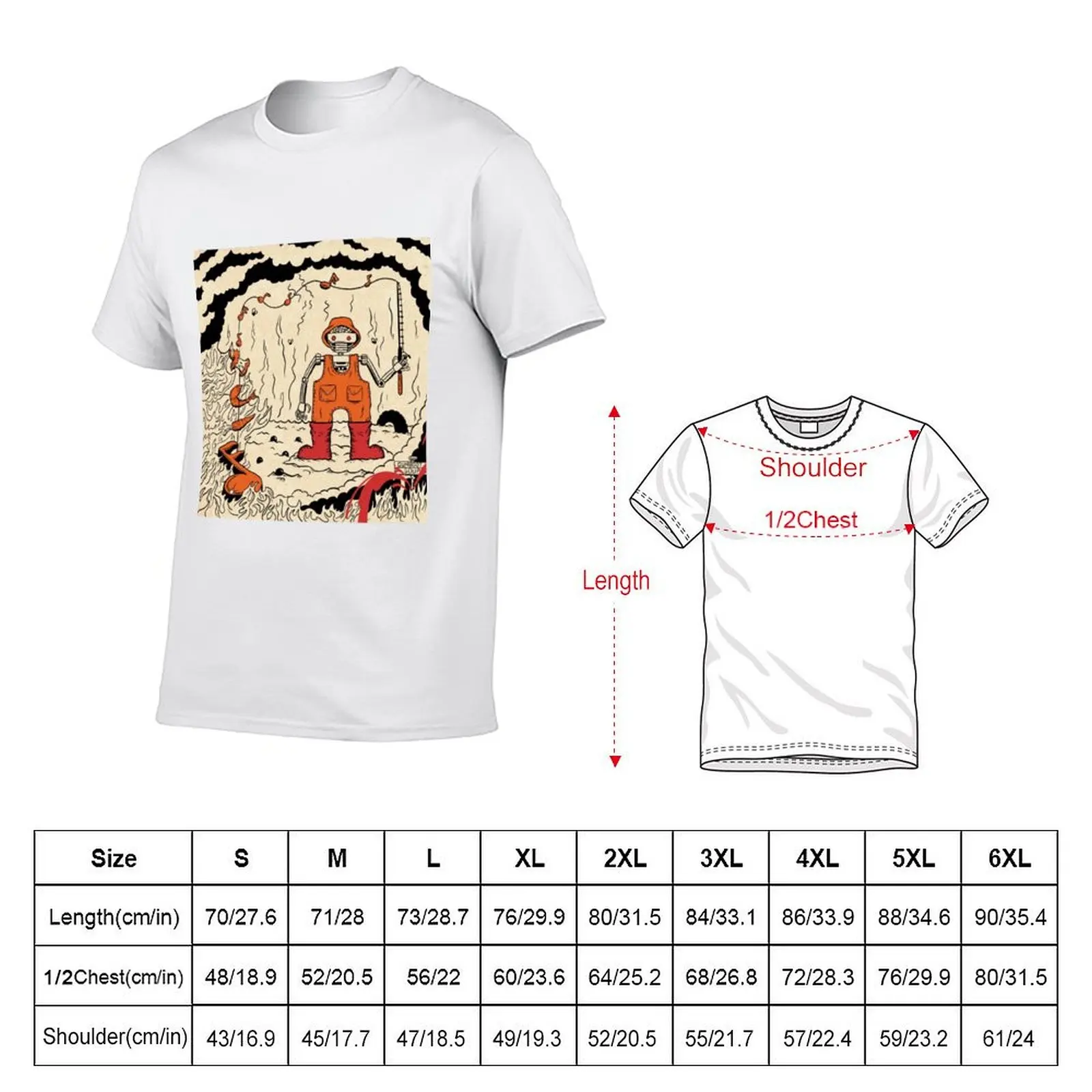 Fishing For Fishies x Gumboot Soup T-Shirt Basic Lightweight Short Sleeve Tee