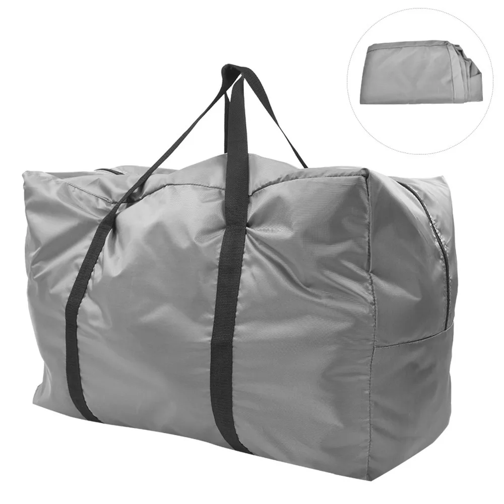 Gray Foldable Storage Bag Wear Resistant Foldable Design Kayak Carry Bag Carry Handle Large Capacity Large Capacity Bag