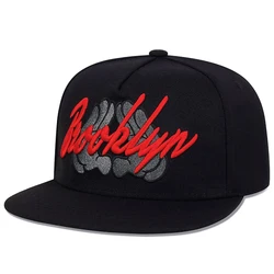 2024 New Fashion Brooklyn Embroidery Snapback Cap Hip Hop Baseball Hat Casual Sun Hat Unisex Outdoor Cap Adjustable