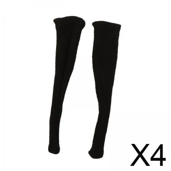Miniature 1/12 Stockings for 6 Inch Action Figures Doll Clothes Fabric Accessories Collector Customizer