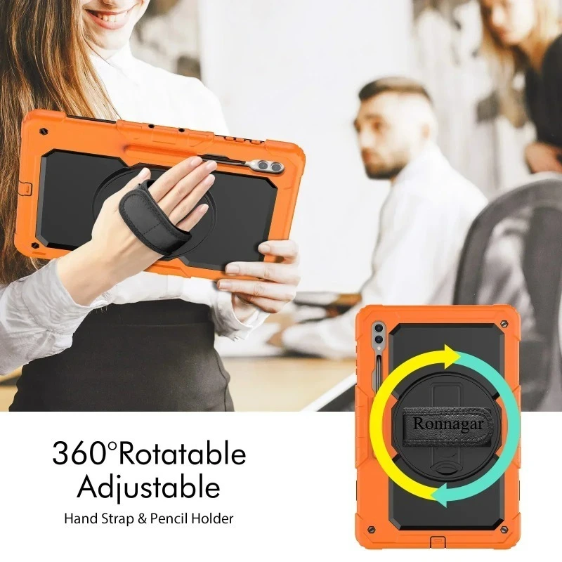 Etui do Samsung Galaxy Tab S10 FE+ / S10 FE Plus 5G 13.1" 2025 X620 X626b Wytrzymałe, odporne na wstrząsy etui ochronne z osłoną ekranu — zdjęcie produktu 4