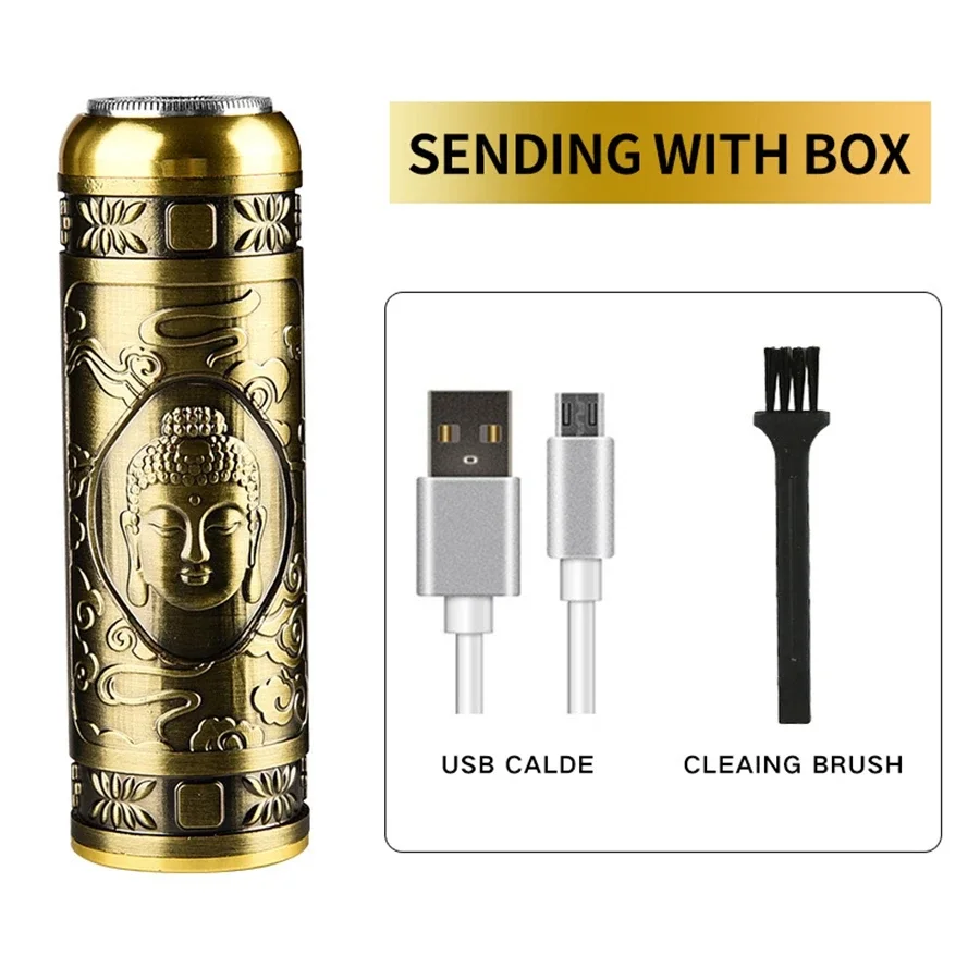 

Мужская электробритва, триммер для бороды, USB-бритва для волос для дома, путешествий, машина для стрижки волос, беспроводная бритва для бороды, портативная мужская бритва