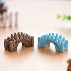 Micro-landscape Resin Bridge Miniatures Resin Craft Court Style Jiangnan Small Bridge Mini Small Bridge Decoration Material