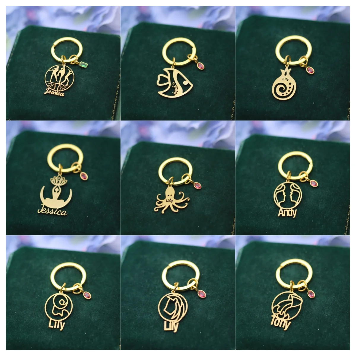 

Индивидуальный выдолбленный винтажный кулон из нержавеющей стали, брелок с гравировкой, ювелирные изделия с героями мультфильмов, мужские подарки, женские подарки