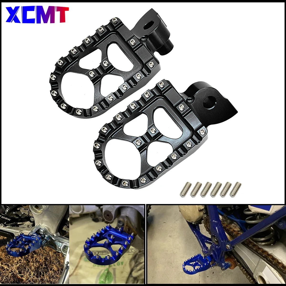 

Motorcycle Foot Pegs Rests Footrest Footpeg Pedals For YAMAHA YZ 65 85 125 250 250F 450F 125X 250X 250FX 450FX WR250F WR450F