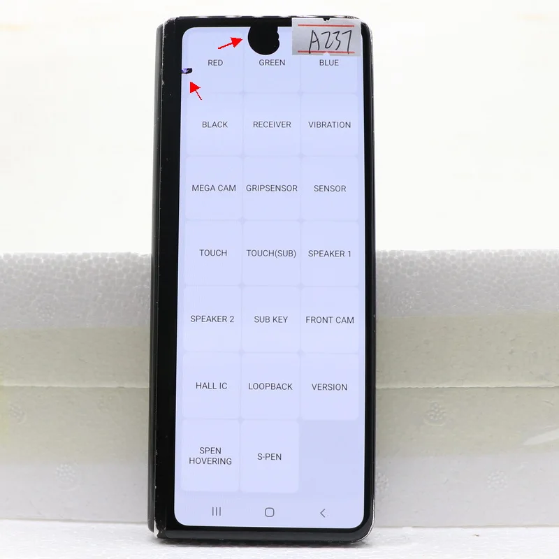 Для Samsung Galaxy Z Fold3 5G SUPER AMOLED экран F9260 F926B F926U SM-F926 Fold 3, ЖК-дисплей с цифровым преобразователем сенсорного экрана в сборе