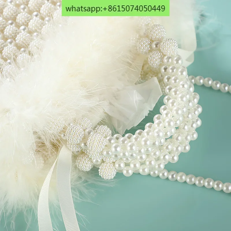 حقيبة عشاء لؤلؤية على الطراز الأوروبي والأمريكي، وحقيبة مأدبة على الطراز الأنثوي، وحقيبة يد عالية الجودة #3