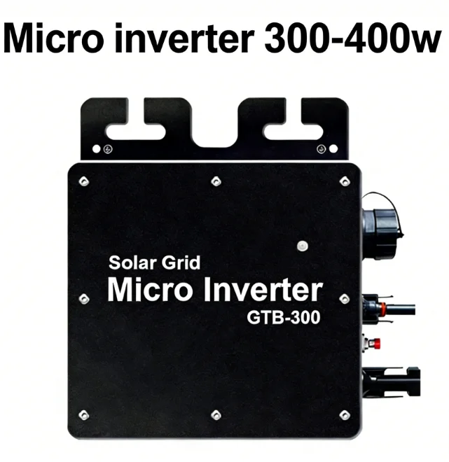 600W Plug And Play Durable Grid Connected Micro Inverter MPPT Waterproof  Balcony Solar Panel Power Device