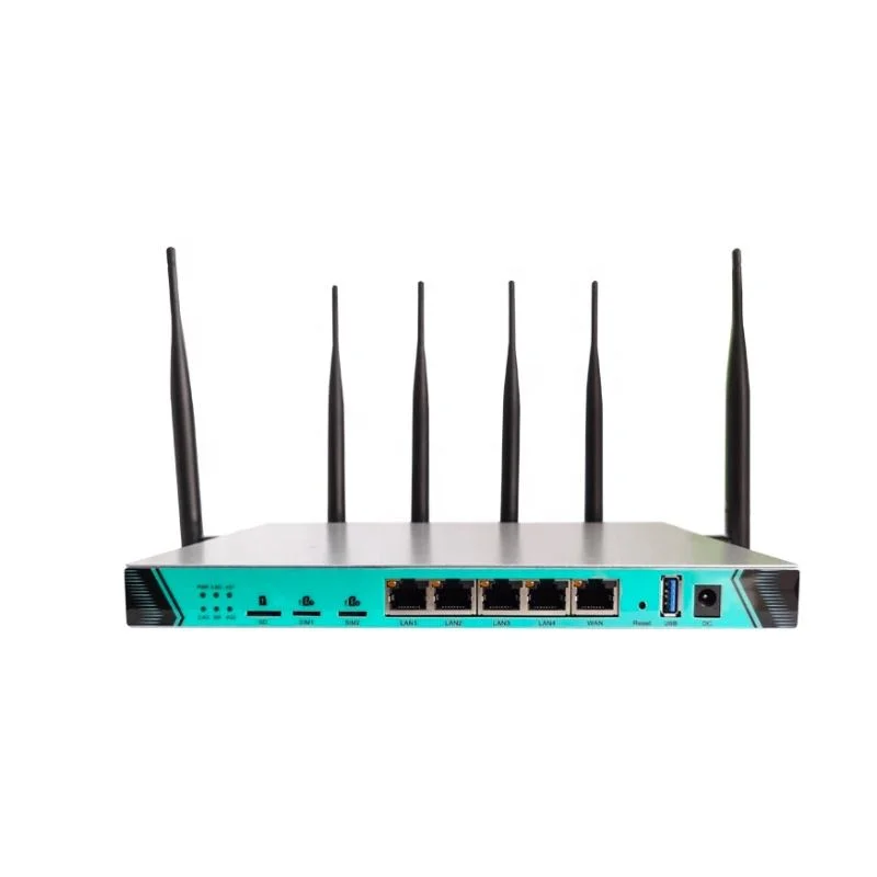 

MT7621A Chipset WG1602 New Gigabit Dual Band Multiple Sim Wireless Wifi 4G Router 2.4G & 5G Outdoor 4* 5dbi Antenna ZBT 1000mbps