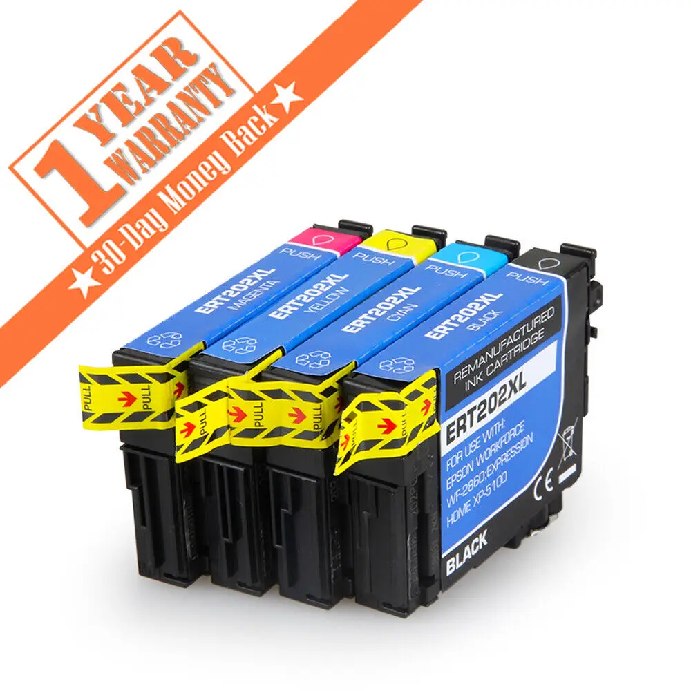 Remanufactured 202 XL T202XL Ink Cartridge For Epson 202XL XP-5100 & WF-2860