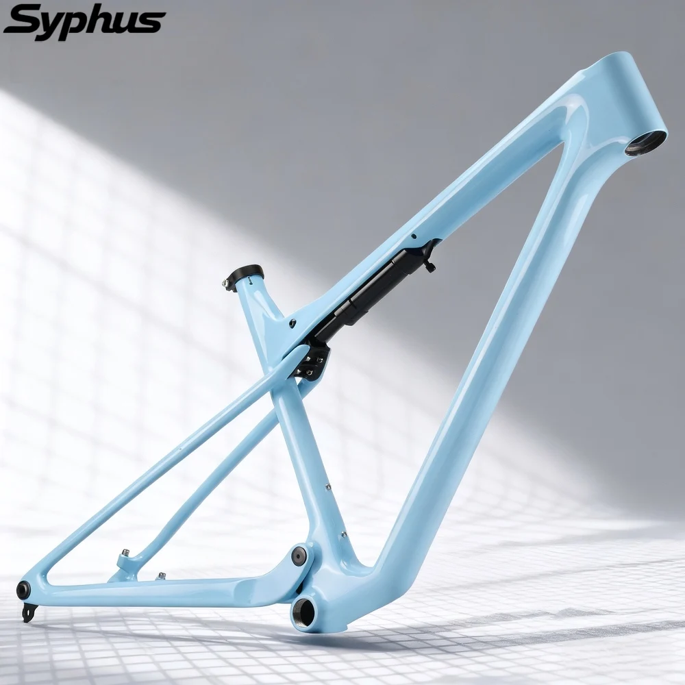 

2025 T1000 Carbon Fiber Mountain Bike Frame Full Suspension Bicycle Frame BSA Carbon Fiber Frame Mtb Frame