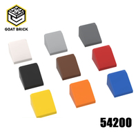 10PcsMOC54200 50746 Slope 30° 1 x 1 x 2/3 Brick Changeover Catch for High-tech Building Blocks Parts Educational Tech Parts Toys