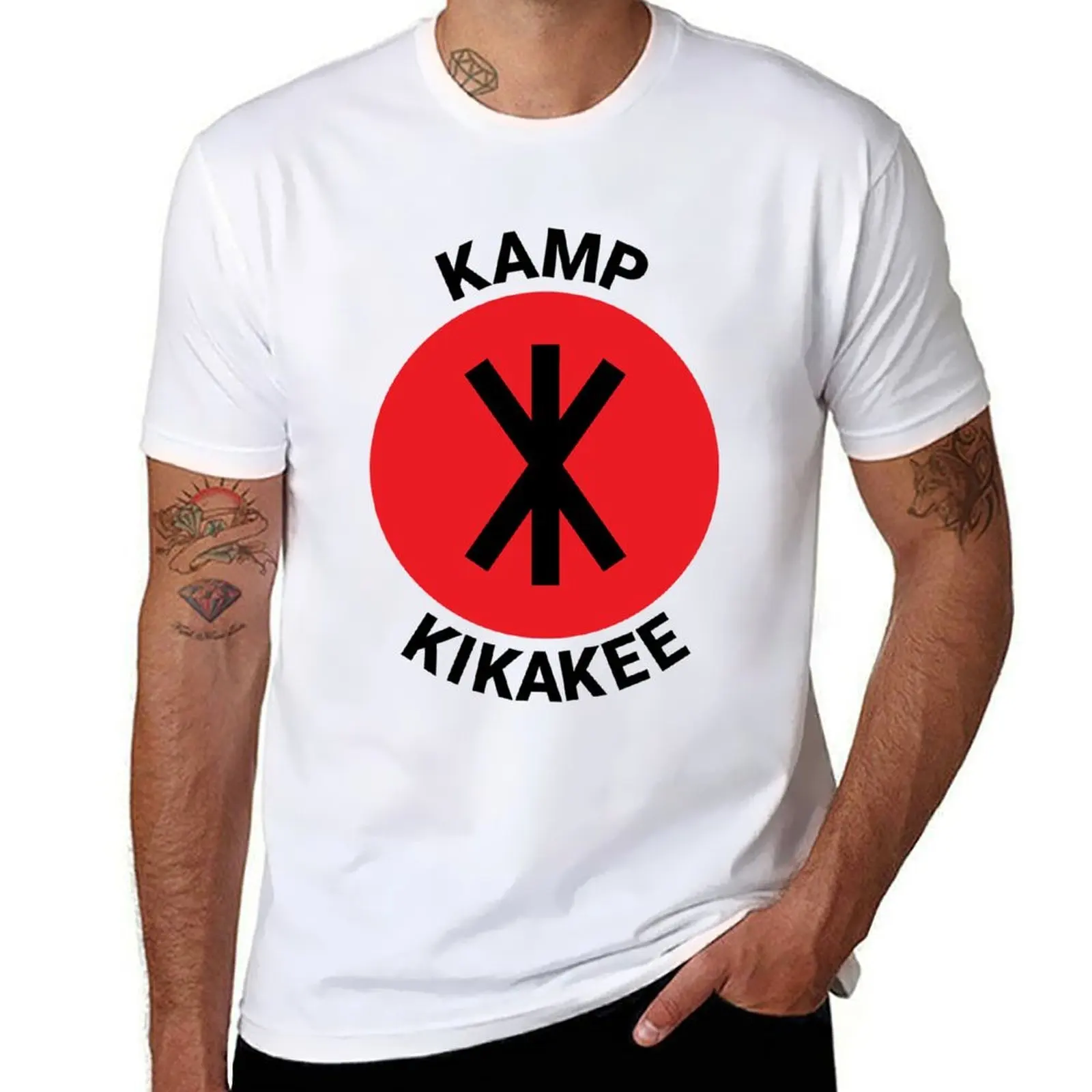 

Ernest Goes To Camp - Kamp Kikakee T-Shirt cotton t shirts man 100% anime tshirt T-Shirt