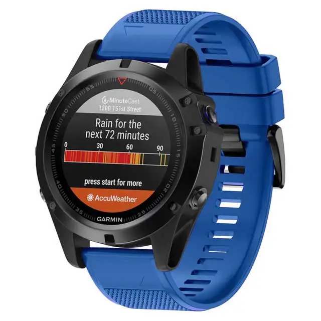 Weiche Silikonbänder für Garmin Forerunner 945/935 Fenix 3/3HR/5/5S/5Plus/6/6X/6Pro Armband 20mm 22mm 26mm Armbänder Armband