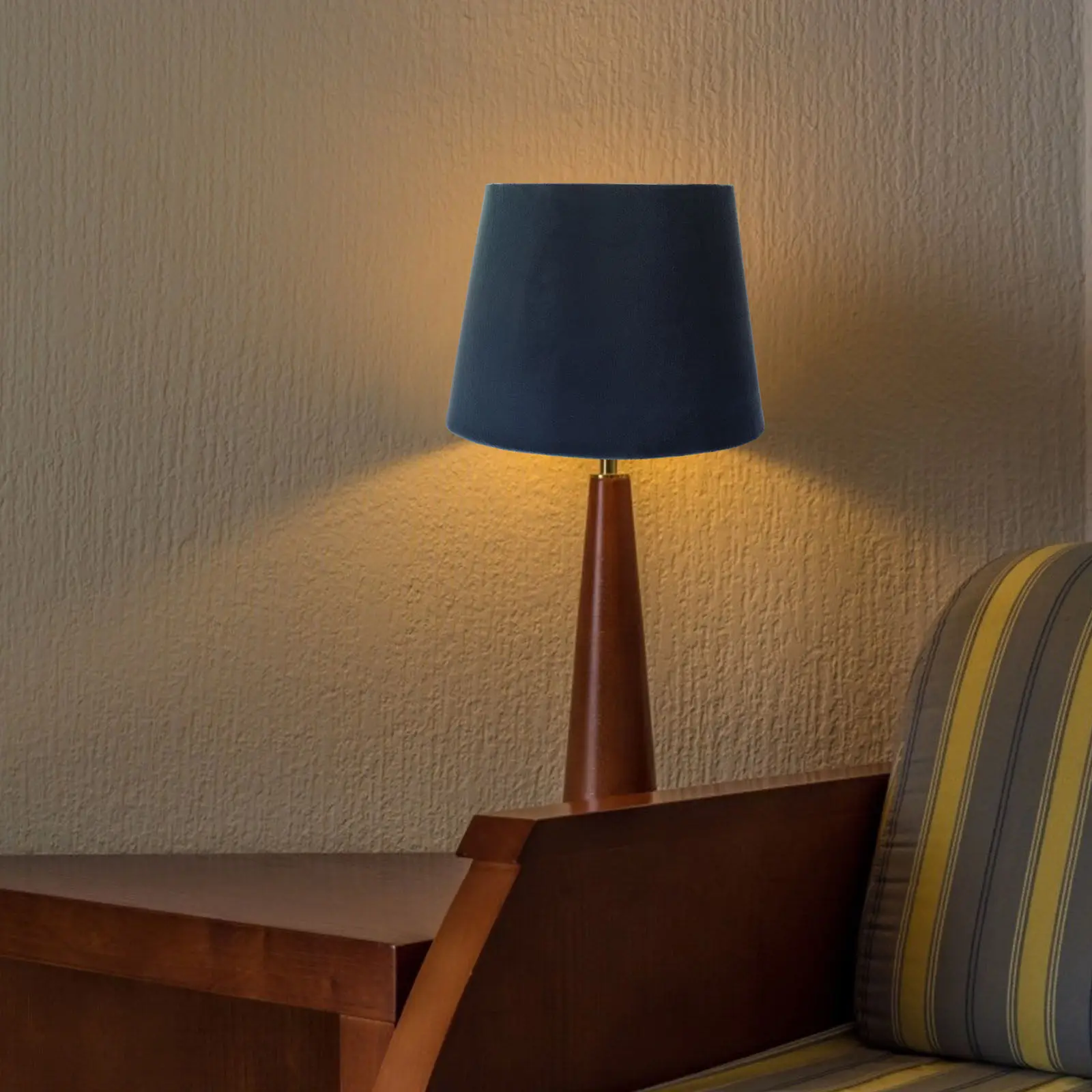 

Replacement Cloth Lampshade for Table Desk Floor Lamp Iron Frame Linen Fabric Soft Light Diffuser Bedroom Living Room Office
