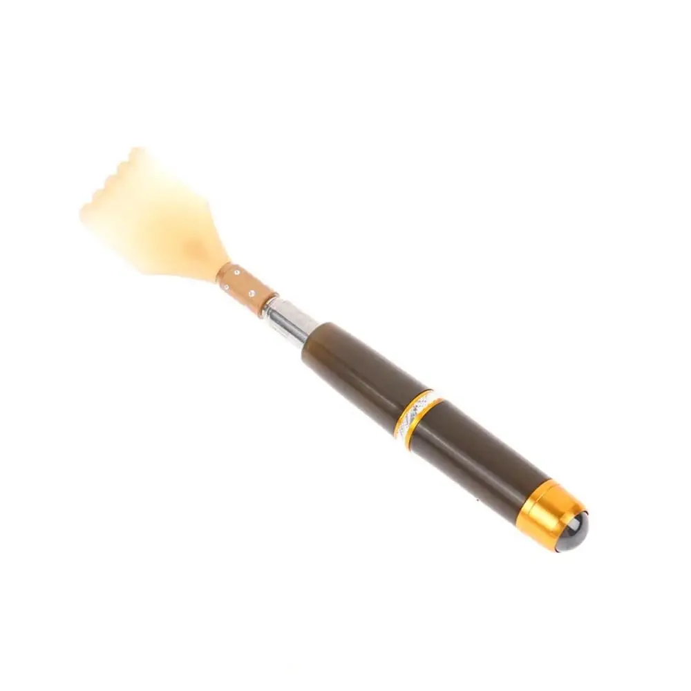 Vintage Retractable Scratch Massager Relax Portable Telescopic Backscratcher Wooden handle Skin Stick Massage Claw Child