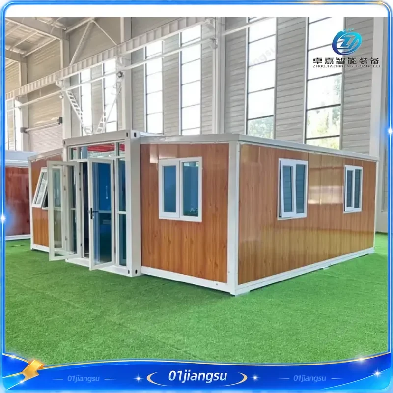 Demountable Prefabricated Expandable Container Homes Portable Villa with Kitchen Safe Living Modular House Prefab Home for