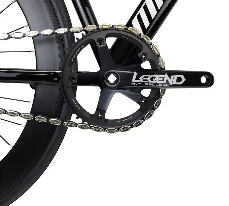 48T Square Hole LEGEND Fixie Single Speed Aluminum CNC Process