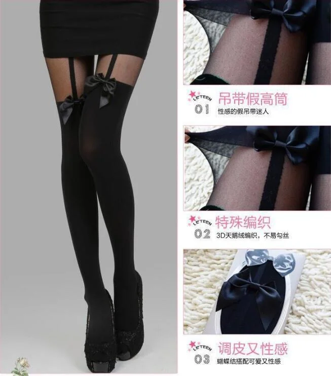 Fashion Womens Lady Girls Black Sexy Fishnet Pattern Jacquard Stockings Pantyhose Tights Styles Woman 1pcs dww02