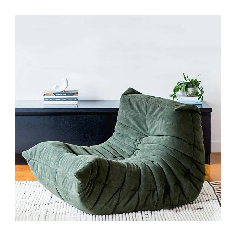 

Caterpillar sofa lazy bedroom light luxury small apartment living room can lie down and sleep balcony single compression leisure