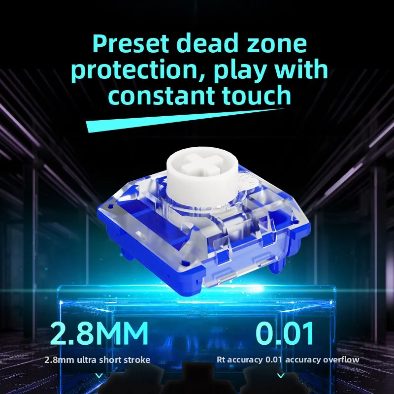 Kailh Star Mini Magnetic Switch 35g Linear Pre-Lubed Low Profile Switches For Magnetic Switch Gaming Keyboard HITBOX