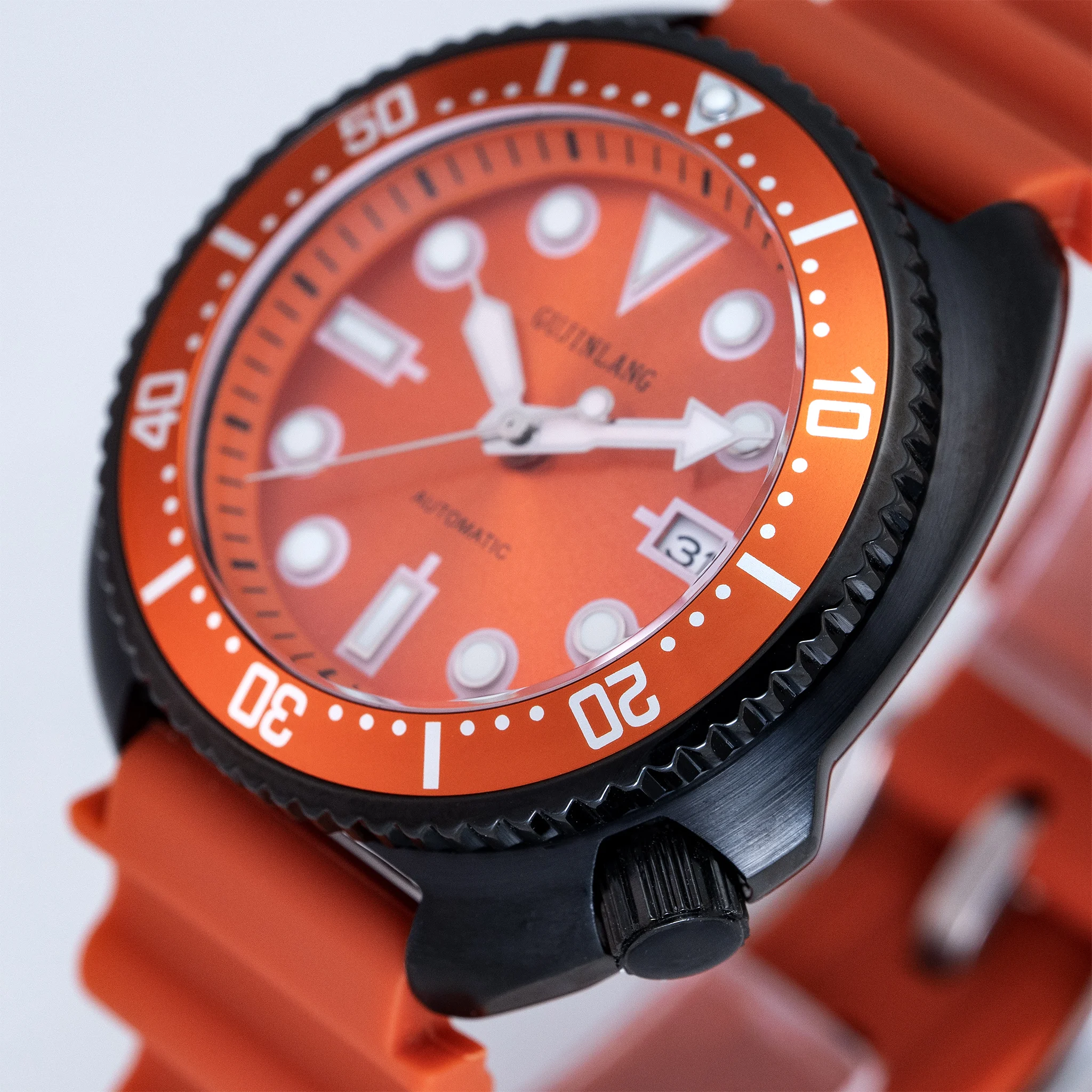 Мужские японские/китайские пол – обзор и цена Rubber Strap Diver