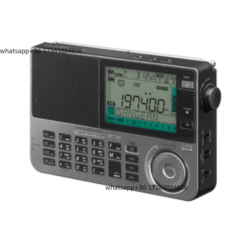 Portable All-band Radio Multi-band Stereo All-band Radio with Timer Function for Shutting Down and Alarm Clock Feature