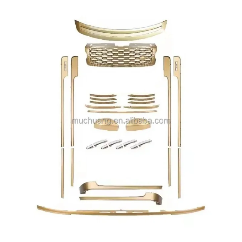 

Lubaitong Golden Trim Body Kit for LandRo/ver for Range Rover 2013-2017 ABS Front Rear Fender Decoration SUV Upgrade