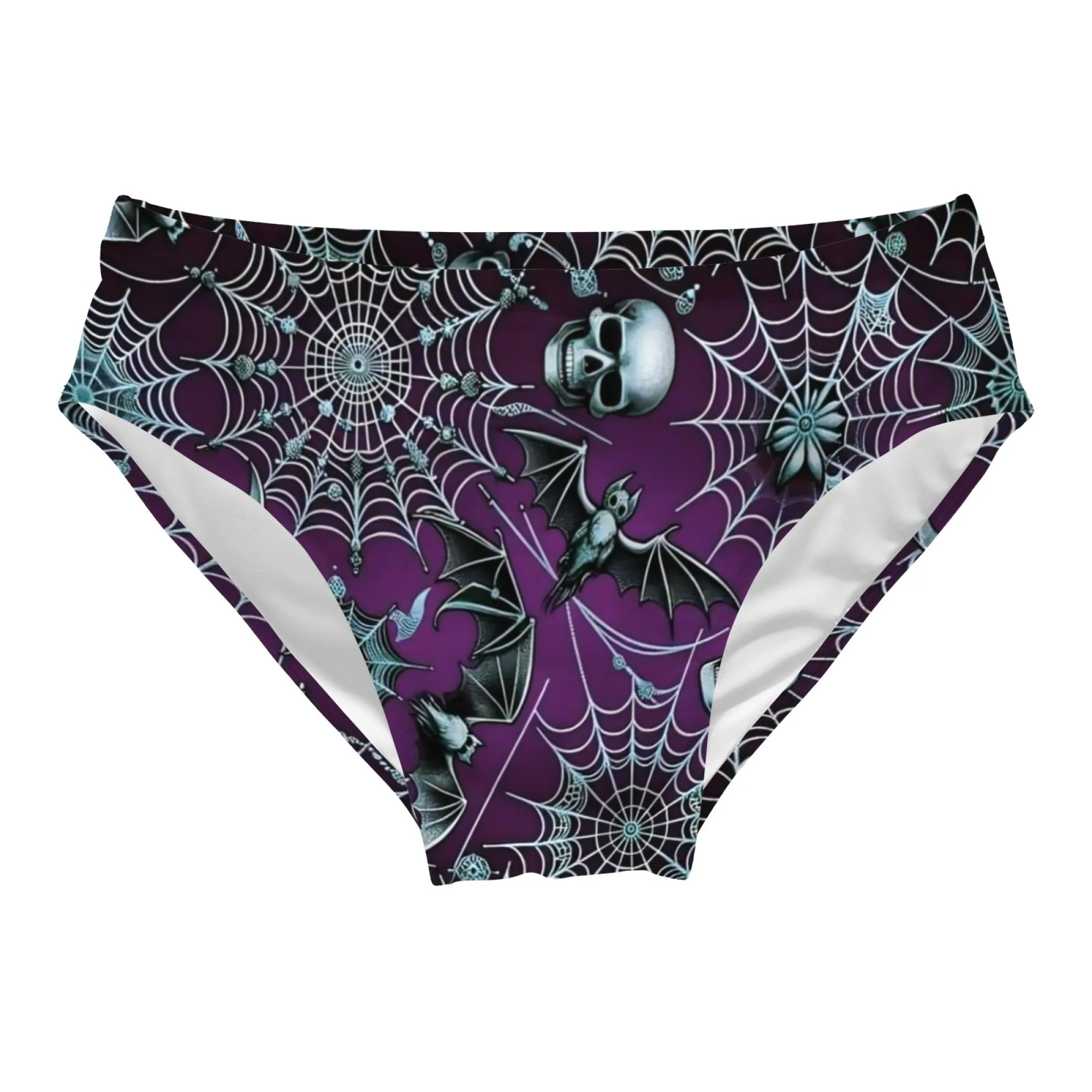 Gothic Halloween Swim Trunks Lightweight Comfortable Sexy Men's Triangle Swim Trunks Pool Party Beach Vacation Sexy Men's Bikini