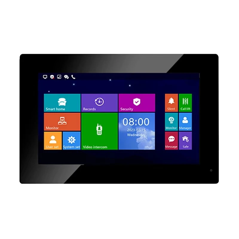 Smart Home Security Kit 7 Inch Touch Screen Video Door Phone, 1080P HD, IP65 Waterproof