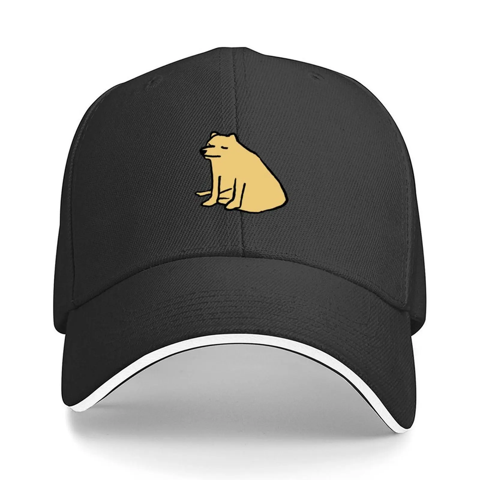 

Paint Cheems Baseball Cap Military Cap Man black Hip Hop Trucker Hat Sun Hats For Women Men's