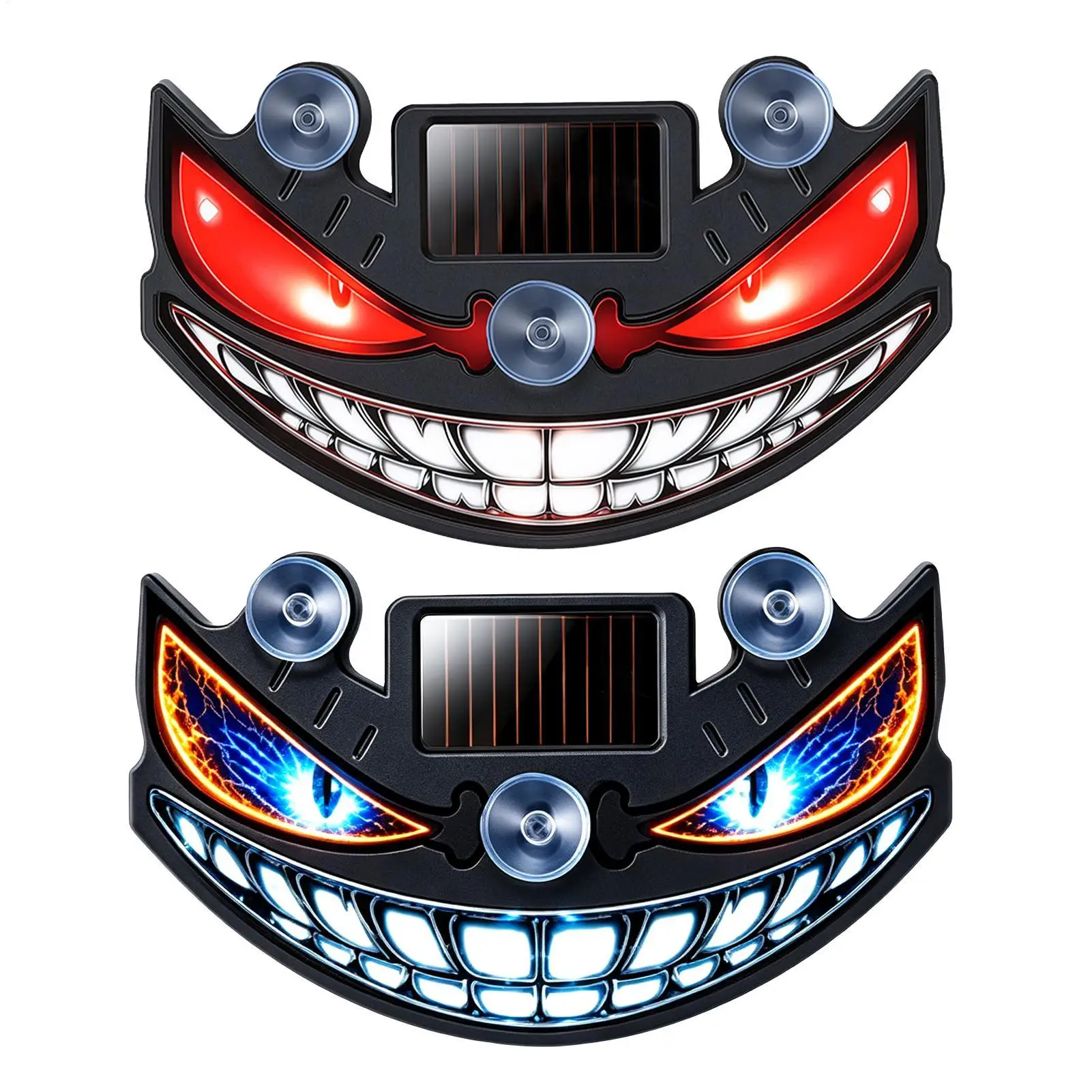 Eyes For Car Windshield USB Solar Powered Waterproof Sticker Wireless Led Windshield Eyes For RV Home Vehicles Holiday Birthday