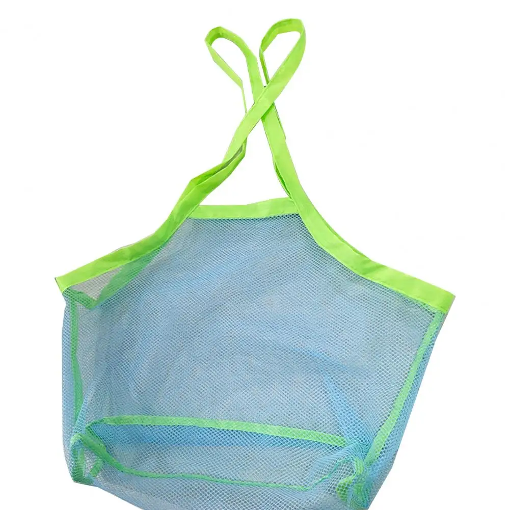 Travel Kids Toys Storage Bags Beach Mesh Bag Oxford Cloth Large Portable Handle Tote Storage Net Bag Outdoor Supplies