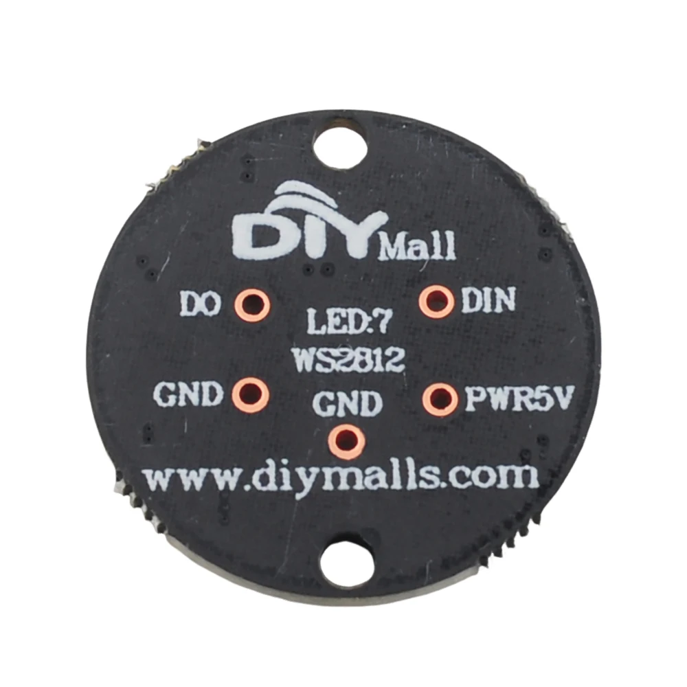 7-Pixel WS2812 5050 RGB LED حلقة قابلة للبرمجة كاملة الألوان قابلة للعنونة لمشاريع Arduino/Raspberry Pi DIY