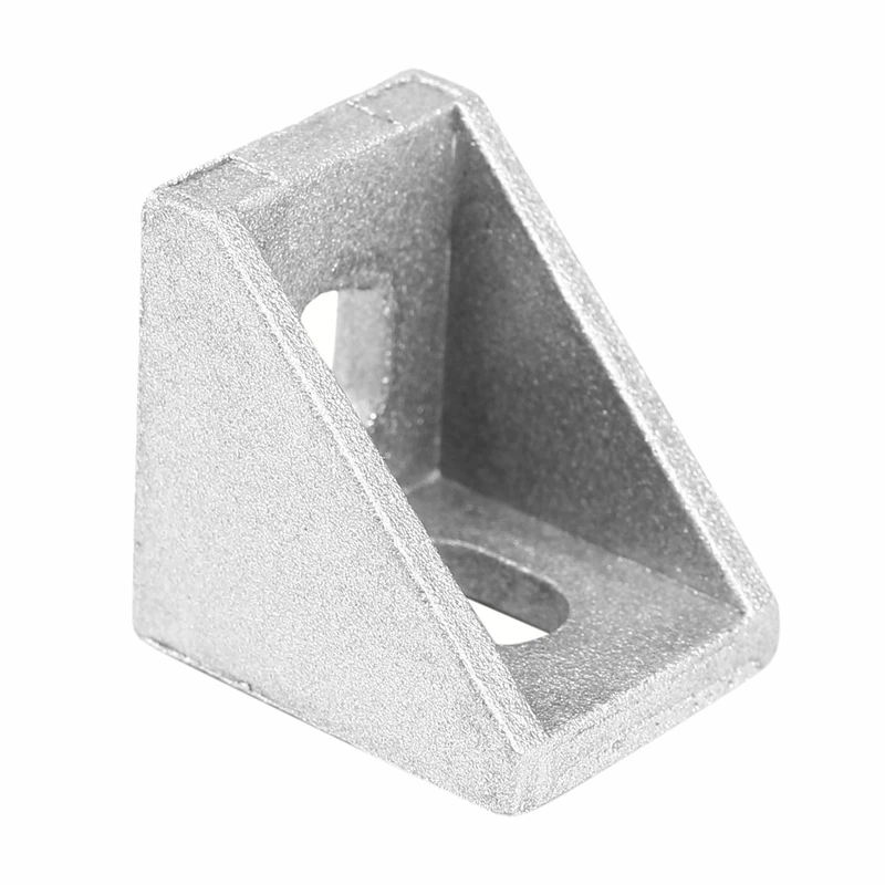 100Pc 2020 Corner Fitting Angle Aluminum 20 X 20 L Connector Bracket Fastener Match Use 2020 Industrial Aluminum Profile