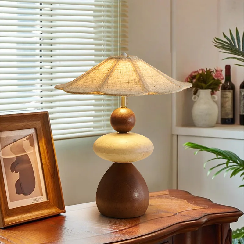 Antique Style Table Lamp with Base 2026 Retro Table Lamp Three-color Dimming Suitable for Bedroom Living Room Study Table Lamp