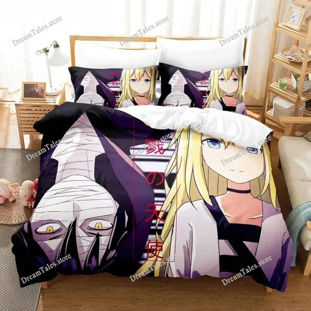 

Exquisite 3D Anime Angels of Death Wallpaper Print Bedding Set Duvet Cover Comforter Bed Youth Kids Girls Boys Luxury Gift