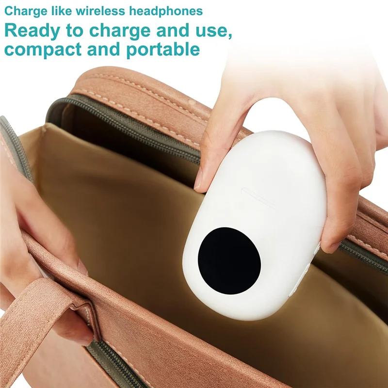 A01V-Estimulador muscular sem fio Unidade TENS Máquina EMS de 16 intensidades, para alívio da dor, display LED recarregável