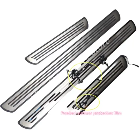 크롬 스테인레스 스틸 자동차 도어 씰 더러운 스티커 커버 장식 외부 안티 킥 페달 트림 액세서리 부품 크롬 스테인레스 스틸 자동차 도어 씰 더러운 스티커 커버 장식 외부 안티 킥 페달 트림 액세서리 부품