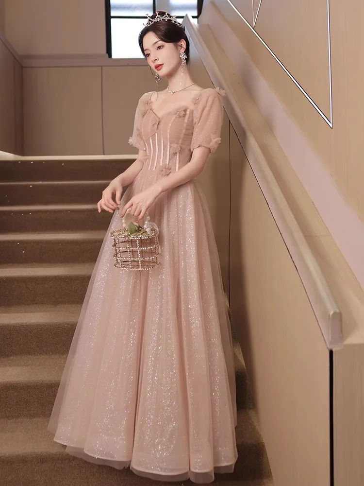 Ele Long Princ Dr per cerimonia per adulti Esame d'arte vocale Host Beau Spettacolo Abito da sera Tappetino di lusso Sle