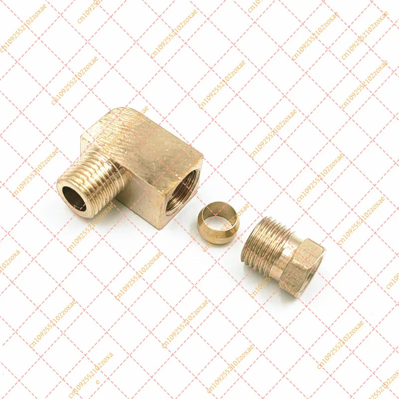 Right Angle Pipe Bending Tool Coupling Machine Lubrication Copper Aluminum Nylon Ferrule Oil Circuit Accessories