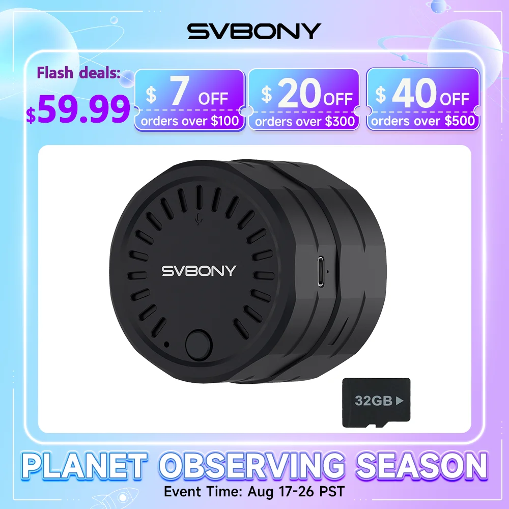 SVbony SC002 WiFi-Kamera, digitale Kamera, kompatibel mit SV28 SV41 Pro Spotting Scope SV202 Fernglas für die Vogelbeobachtung