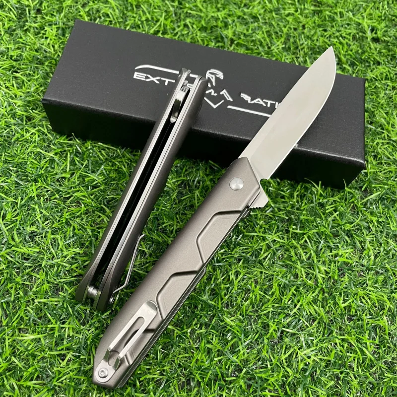 High hardness outdoor folding knife camping fishing hunting survival portable self-defense sharp knife tactics