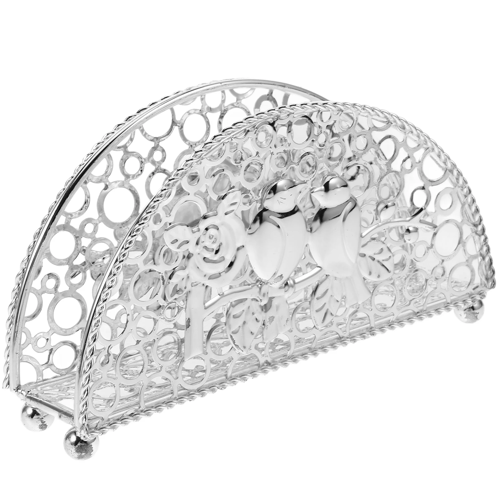 

Vintage Paper Towel Holder Metal Napkin Holders Freestanding Silver Commercial Dispensers For Restaurant Cafe Bar Large Capacity