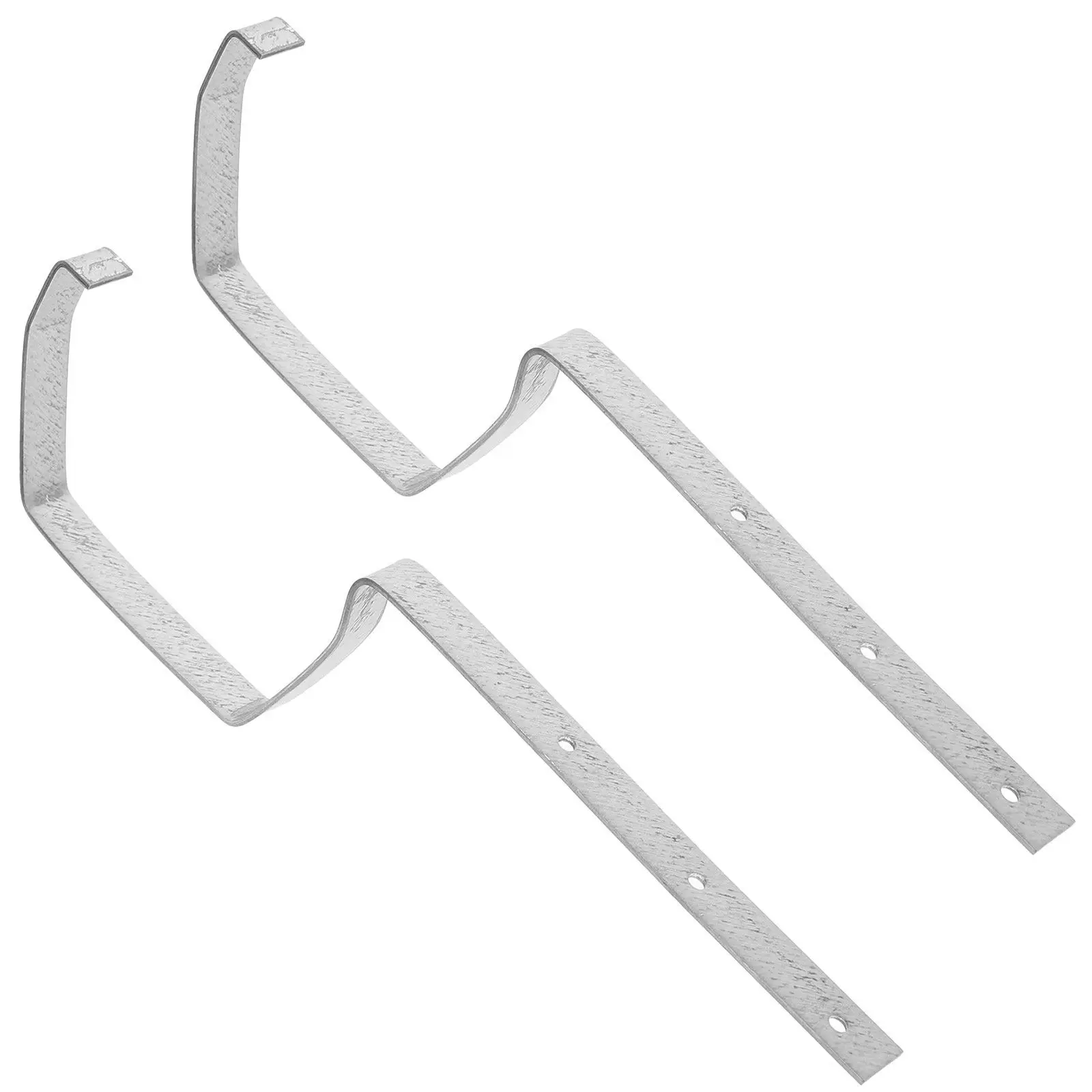 2Pcs Gutter Mounting Bracket Downspout Strap Rain Gutter Holder for Efficient Water Diversion Aesthetic Eave Integration Heavy